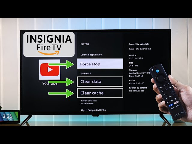 Insignia Fire TV: How to Force Stop Background Apps! [Clear App Cache & Data]