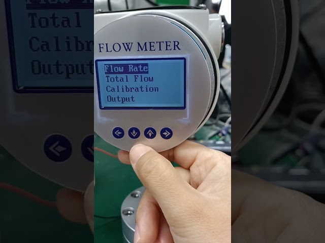 How to calibration 4~20 mA of gear flow meter