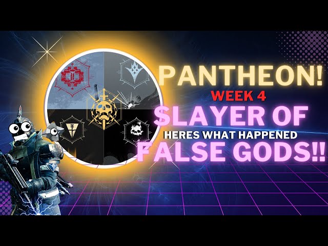Pantheon: Week 4 DONE!! Title Complete!