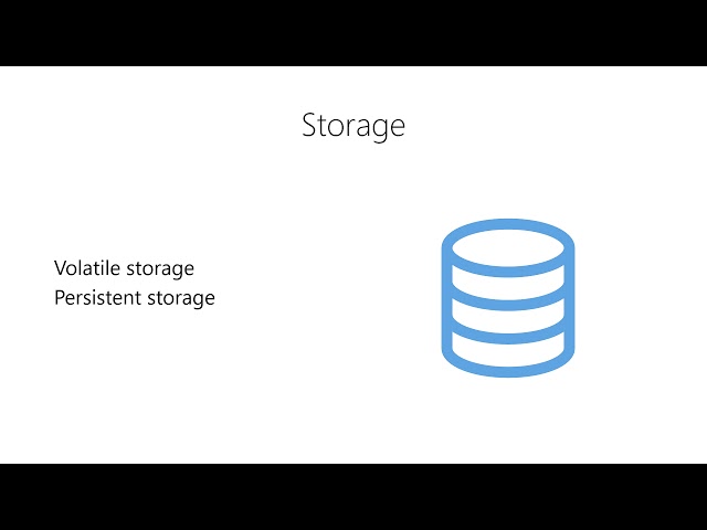 Intro to Data - 06-03 - Storage