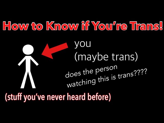 How to Know If You’re Trans 🏳️‍⚧️