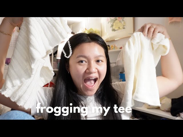 more wips, frogging my sunday tee, thrift haul, yarn for the shop | knitting diaries