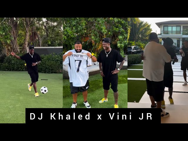 Vini JR x DJ Khaled 💥 Great Time with Vini JR || Big up Bless up Brazil 🇧🇷 ( Top Life )