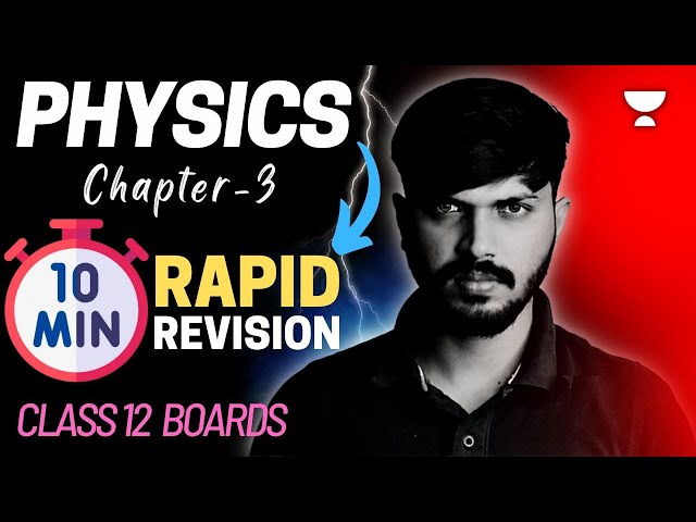 Current Electricity in 10 mins 😱🔥 Ch 3 Physics Class 12 Boards 2024 | Score 95+ Zaki Bhaiya