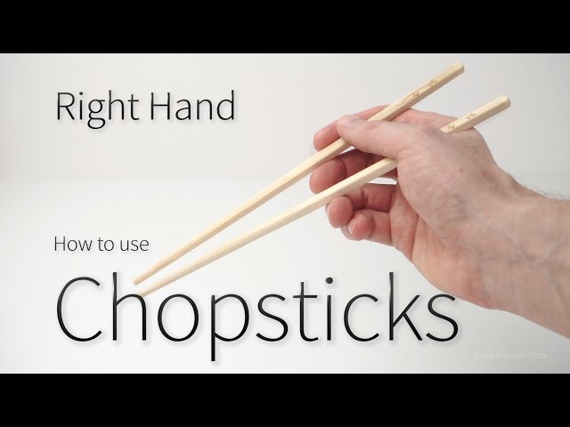 How to use Chopsticks Correctly  🍜
