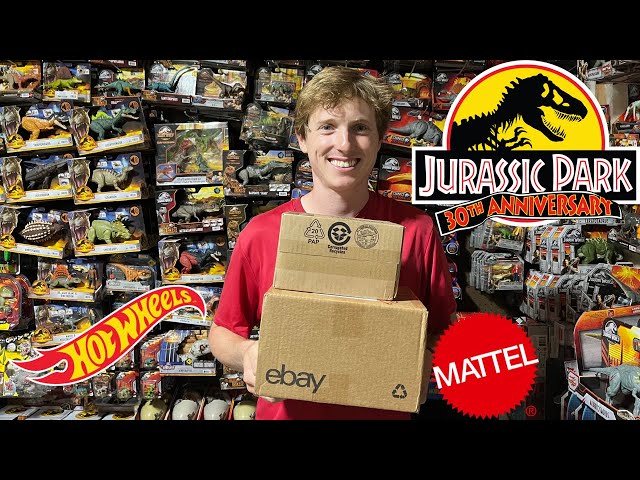 Jurassic mailcall unboxing! Vintage Jurassic park / exclusive Jurassic park hot wheels set!