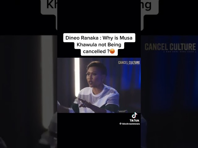 Dineo Ranaka canceling Musa Khawule #trendingshorts #podcast #fyp #tiktok