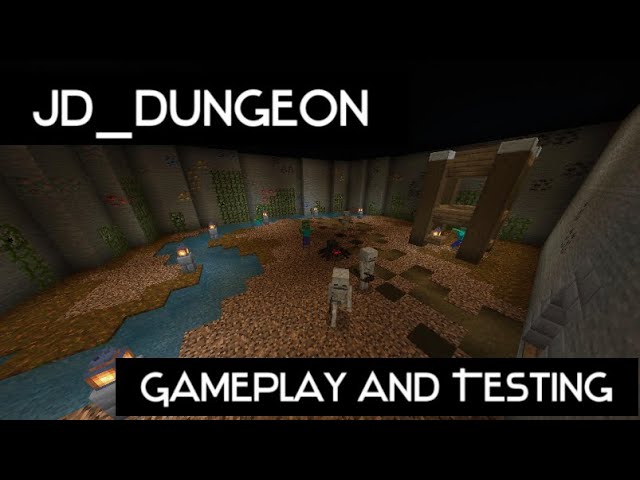 NEW MINECRAFT MINI GAME jd_Dungeon! Playing and Testing the Game! Ft. Hawkeye