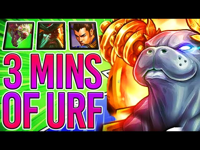 3 Minutes of URF One Shots - Best Plays Montage