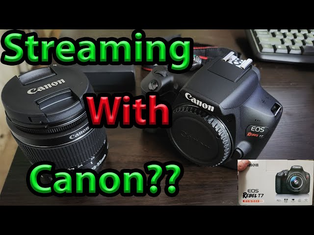 Use a canon camera for streaming with obs