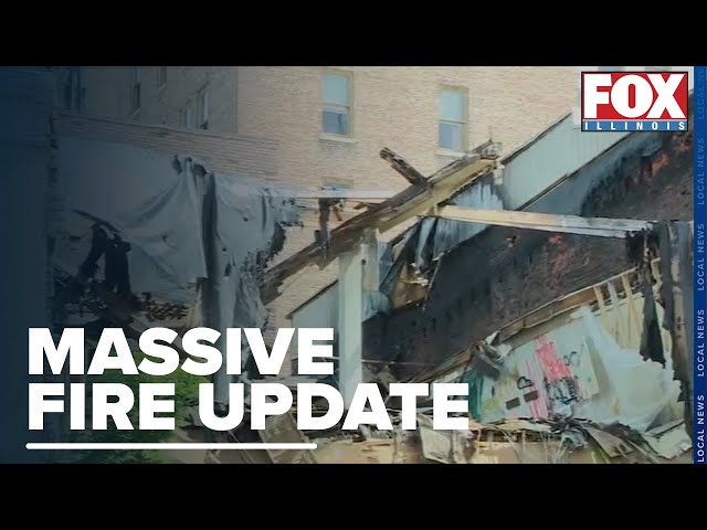 City Officials Prepare to Tear Down the Buildings Damaged in a Massive Fire