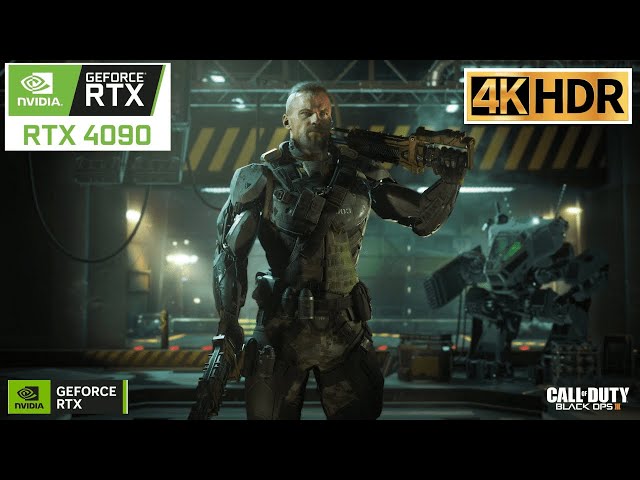 Call of Duty Black Ops 3  Part 1 - Intro - Campaign Mission 1  | Ray tracing HDR 4K |