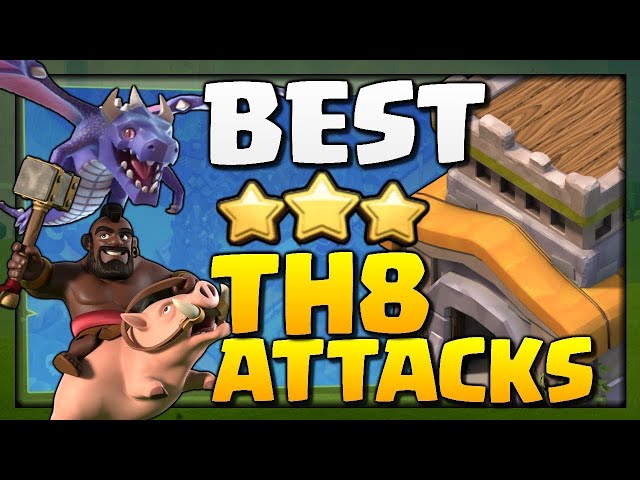 Best TH8 Three Star Strategy | Mass Dragons | CLASH OF CLANS