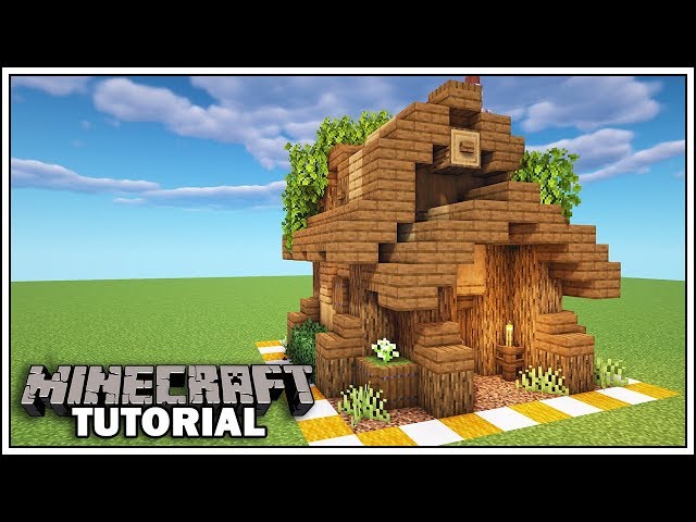 Minecraft 8x8 Starter House Tutorial [How to Build]