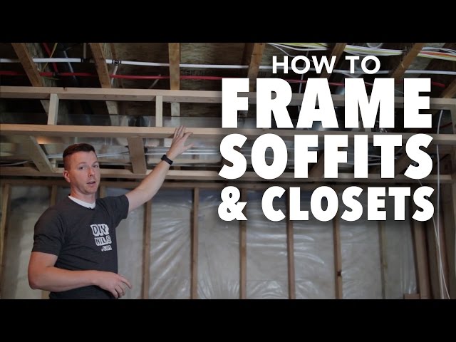 How to Frame a Room: Part 3 - How to Frame Soffits and Closets