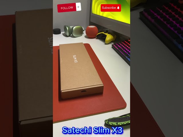 Satechi Slim X3 Wireless Keyboard Unboxing