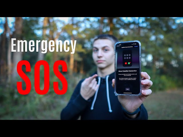 Emergency SOS via Satellite Demo🛰️🚨