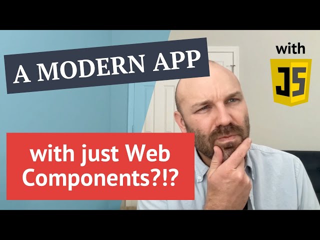 Can you build a web app with vanilla Web Components in 2024?!?