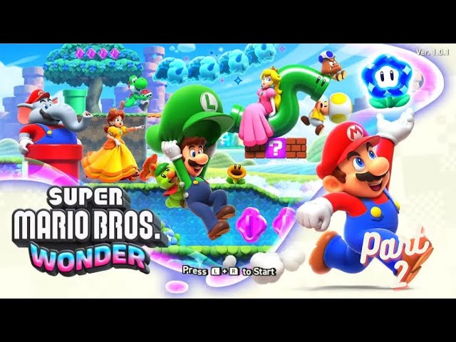 Super Mario Bros. Wonder - Petal Isles - Path to Fluff-Puff Peaks Walkthrough (Part 2)