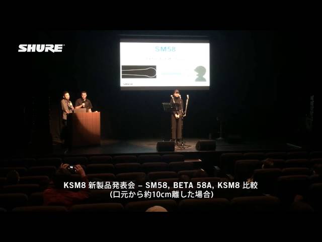 Shure KSM8 製品発表会