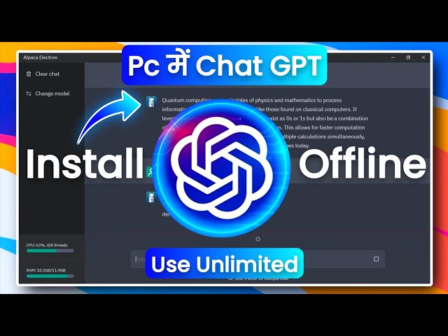 How to Install Chat GPT Offline in any Pc | Artificial intelligence | Akash Kailashiya