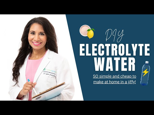 How to Make Electrolyte Water at Home | Healthy Habits