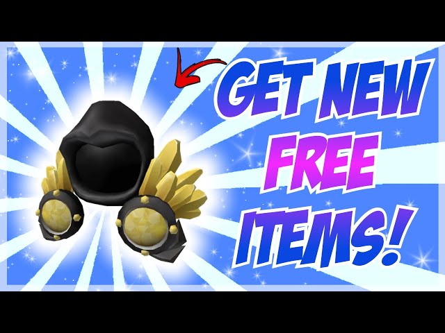 *Free Limited UGC Items* Get These Free Items Now! Black Golden Dominus