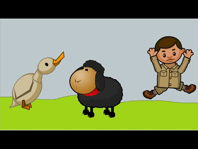Duck song , baa baa black sheep karaoke, official music video, no copyright no attribution