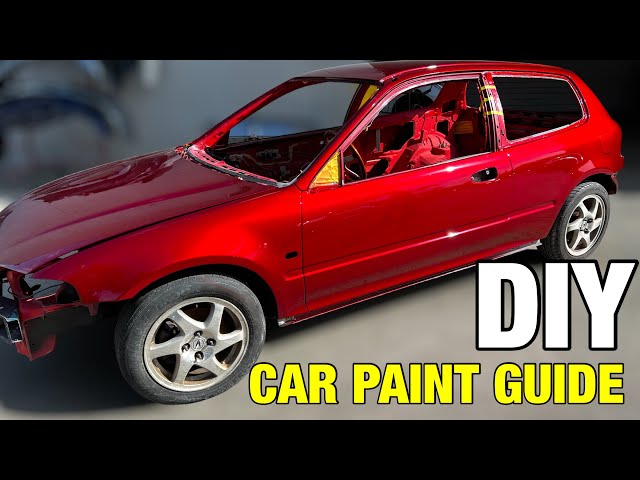 STEP by STEP Guide to Paint Your Car By Yourself!