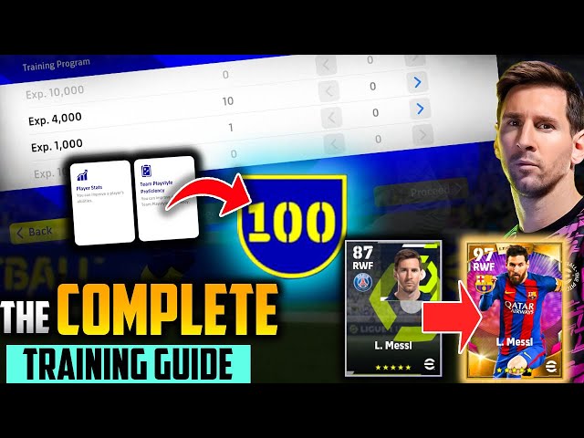 എങ്ങനെ Players നെ ട്രെയിൻ ചെയ്ത് 100 ആകാം? Complete Player Training Guide | Team Infinity |