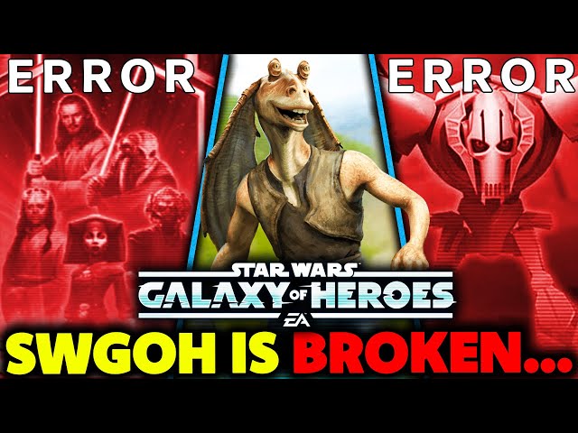 State of SWGoH is a DISASTER... Naboo Raid Release Date & BUGS GALORE