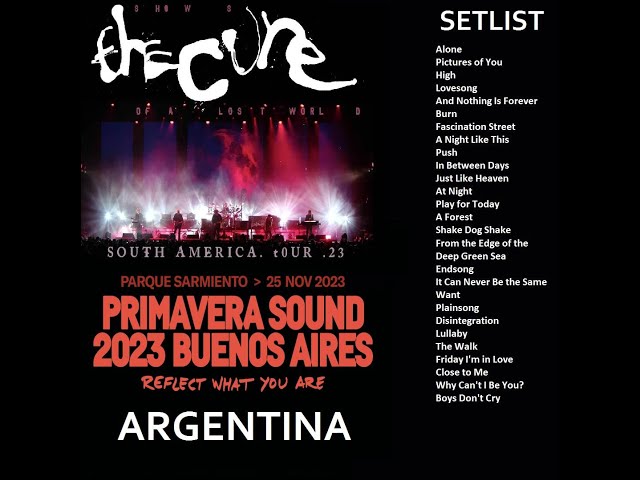 The Cure - En vivo en Argentina (Primavera Sound 2023)