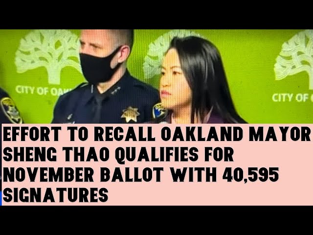 Seneca Scott Interview: Recall Of Oakland Mayor Thao Qualifies For November Ballot 40,595 Signatures