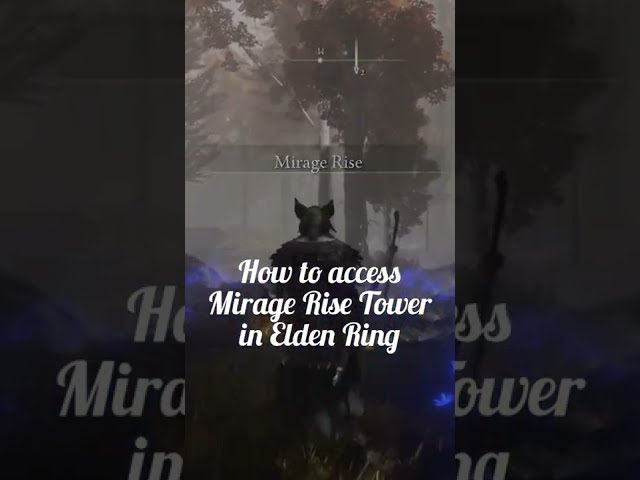 How to open the invisible tower in Elden Ring