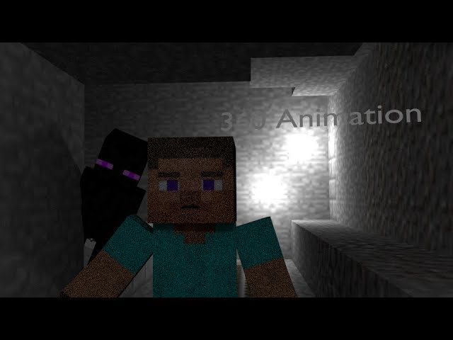 Enderman Attack Steve & Alex - Minecraft Horror Animation 360°