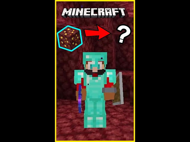 (OMG)Secret Nether Gold Ore trick (Minecraft) 🔥😱