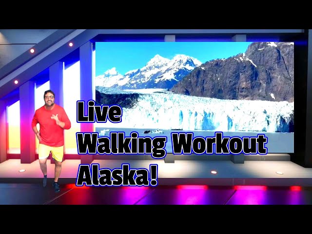 Monday's Walking Workout Live   This week Alaska!