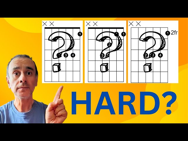 Can You Play The Three MOST DIFFICULT Beginner Guitar Chords