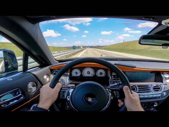 POV: over 250 km/h in the Rolls Royce Wraith Black Badge Overdose with 717hp