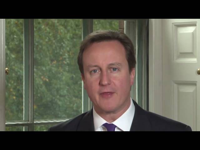 David Cameron, Prime Minister, message to the Business Leaders Climate Group