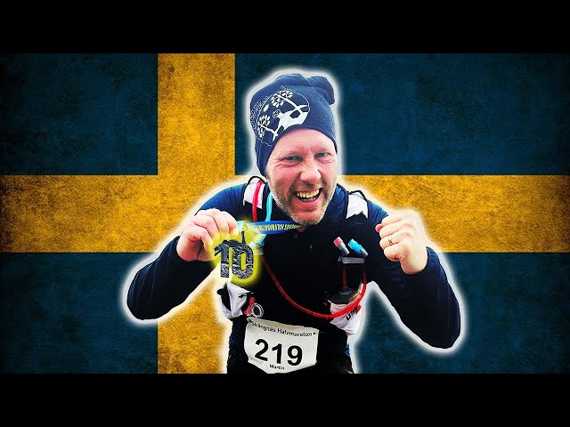 Follow along in Swedish during a half marathon