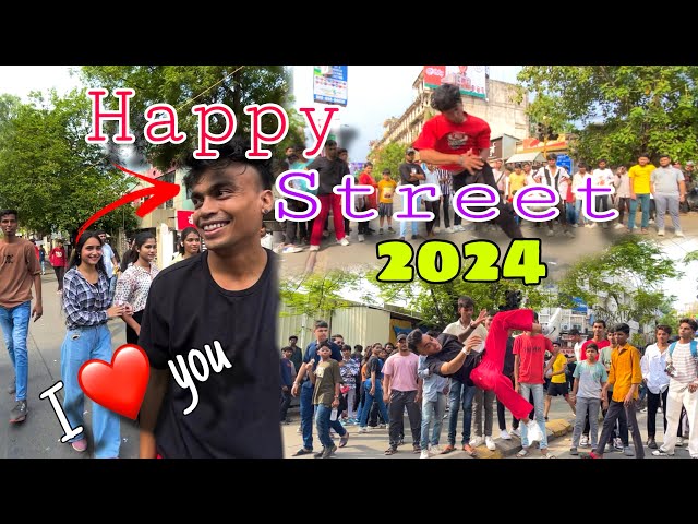 Happy Street 2024 Nagpur | Best flips and tricks in public 🔥 shadow tumblr