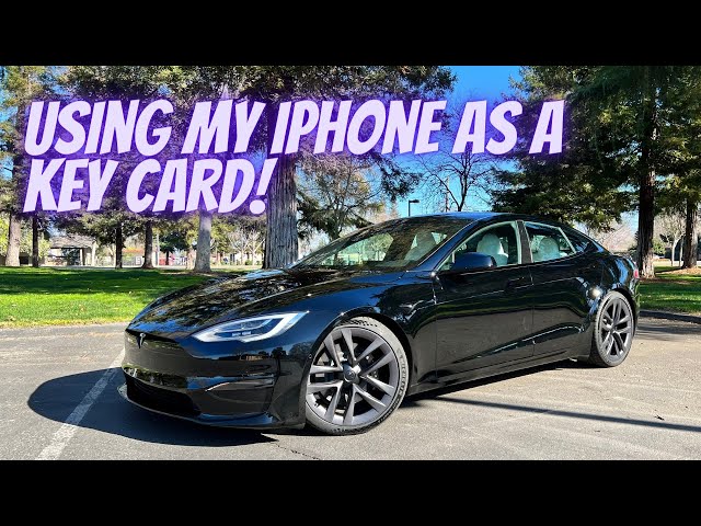 Tesla Model S - Using my iPhone as a key card!
