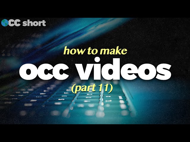 How I Make OCC Videos (Part 11) #shorts