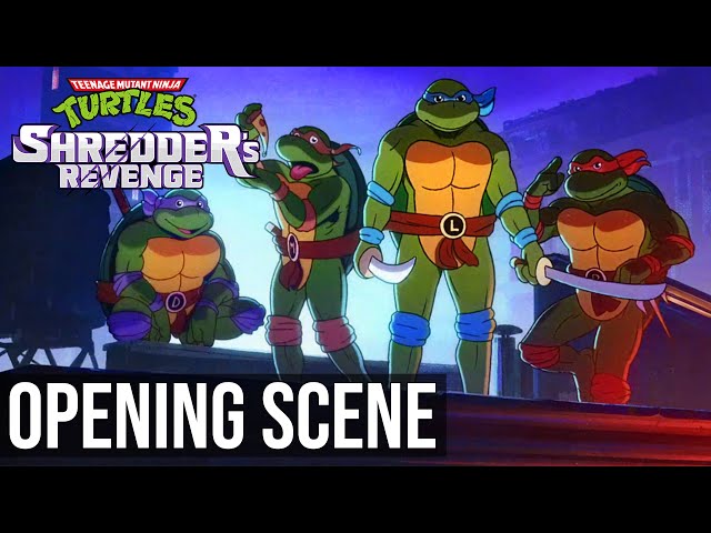 Cinematic Intro - Opening Cutscene - 4K - Teenage Mutant Ninja Turtles Shredder's Revenge