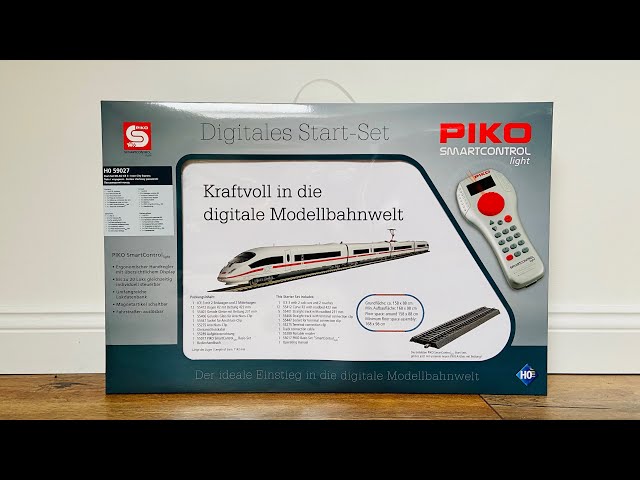 PIKO ICE3 Startset mit Digital SmartControl Light - Unboxing Test H0  ICE Modellbahn Nr. 59027