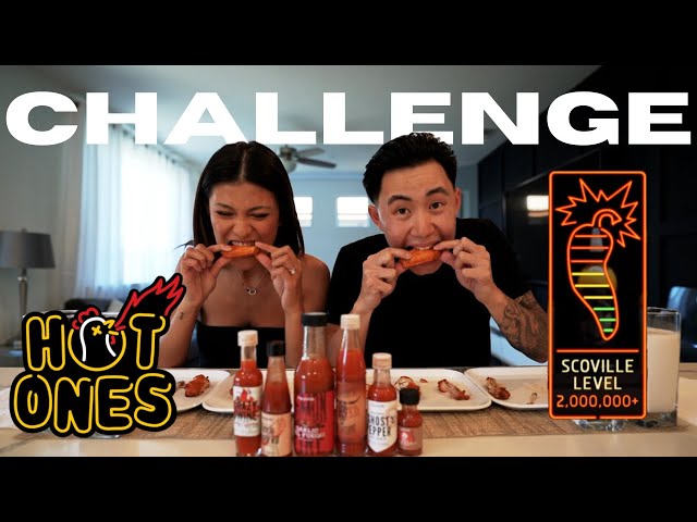spicy wings challenge | hot ones inspired