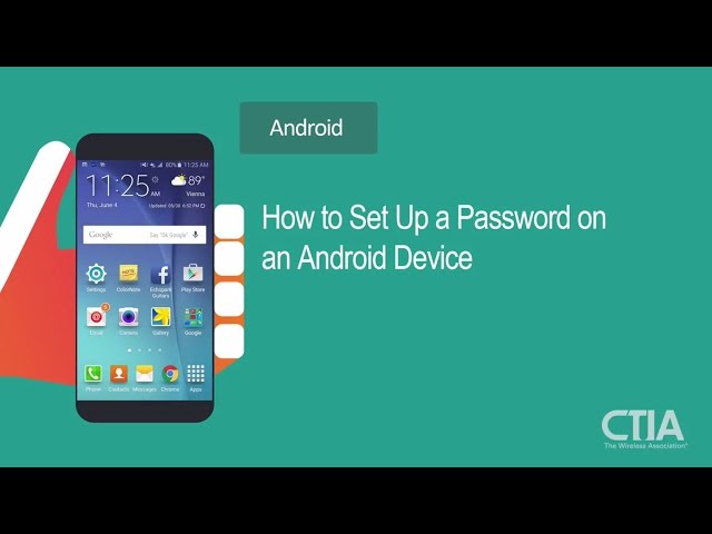 How to Set Up a PIN/Password on an Android