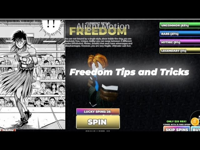 How to use freedom tips and tricks for freedom users (untitled boxing game)