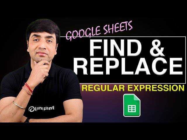Google Sheets Find & Replace-Regular Expression